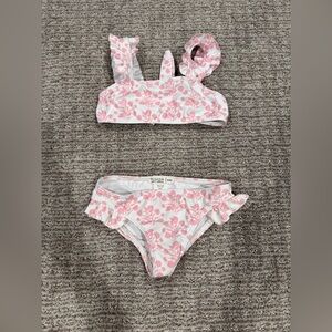 Minnow Swim Girls Floral Bikini Set